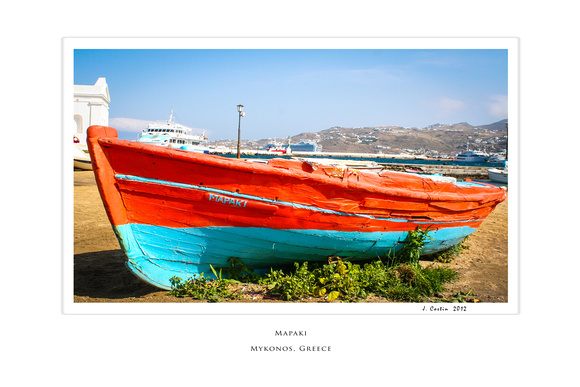 Mapaki, Mykonos, Greece, Mediterranean, Island, Poster