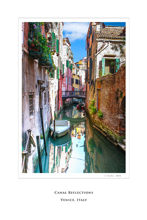 Canal, Venice, Italy, Mediterranean, Poster