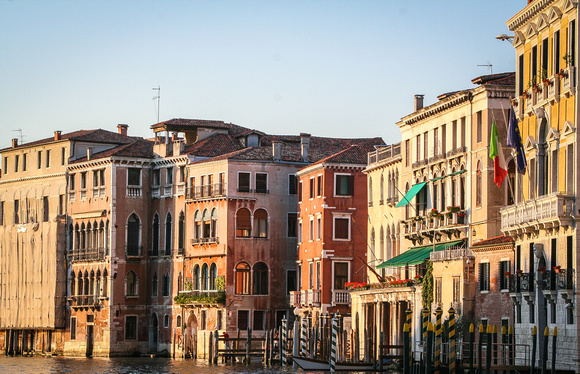 Grand Canal Buildings - Venice, Italy