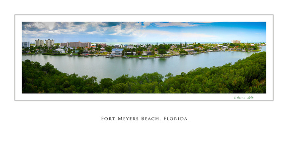 Poster Ft Meyers Pano 2 20 x 10